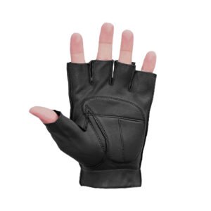 BSM3335 Men's Tough Deer Skin Fingerless Glove