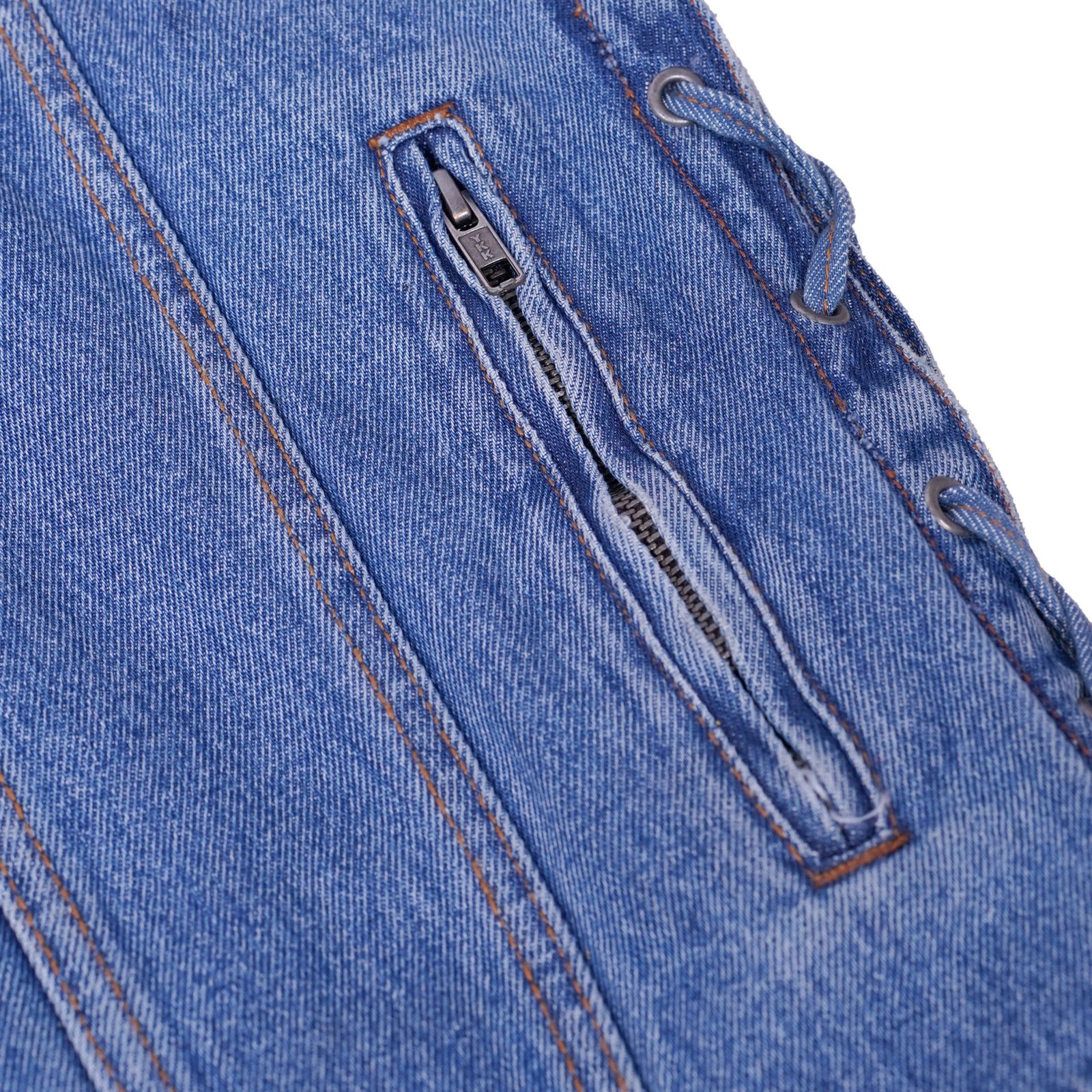 BSM1555 Men's Single Back Panel Concealed Carry Denim Vest - Image 7