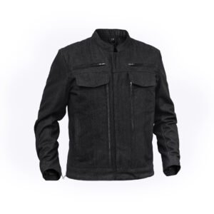 BSM1105 Men's Rough Rub-Off Raw Finish Denim Jacket