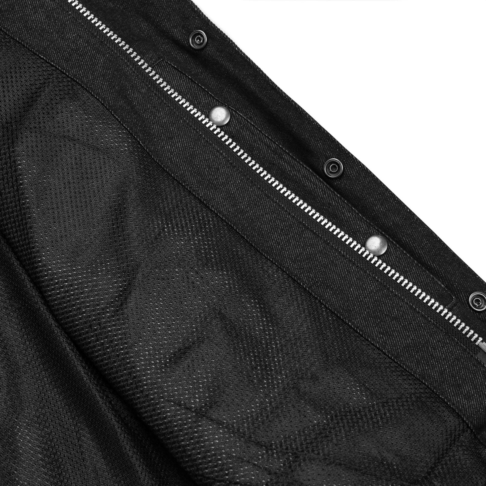 BSM1105 Men's Rough Rub-Off Raw Finish Denim Jacket - Image 12