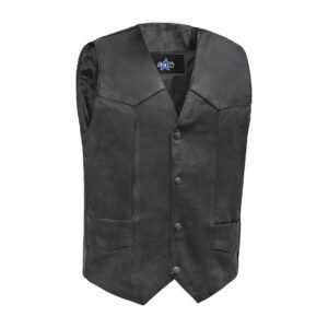 BSM1516 Men's Plain Side Economy Vest