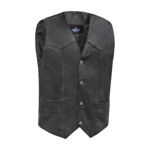 BSM1546 Advance Men's Buffalo Nickel Head Snap Vest