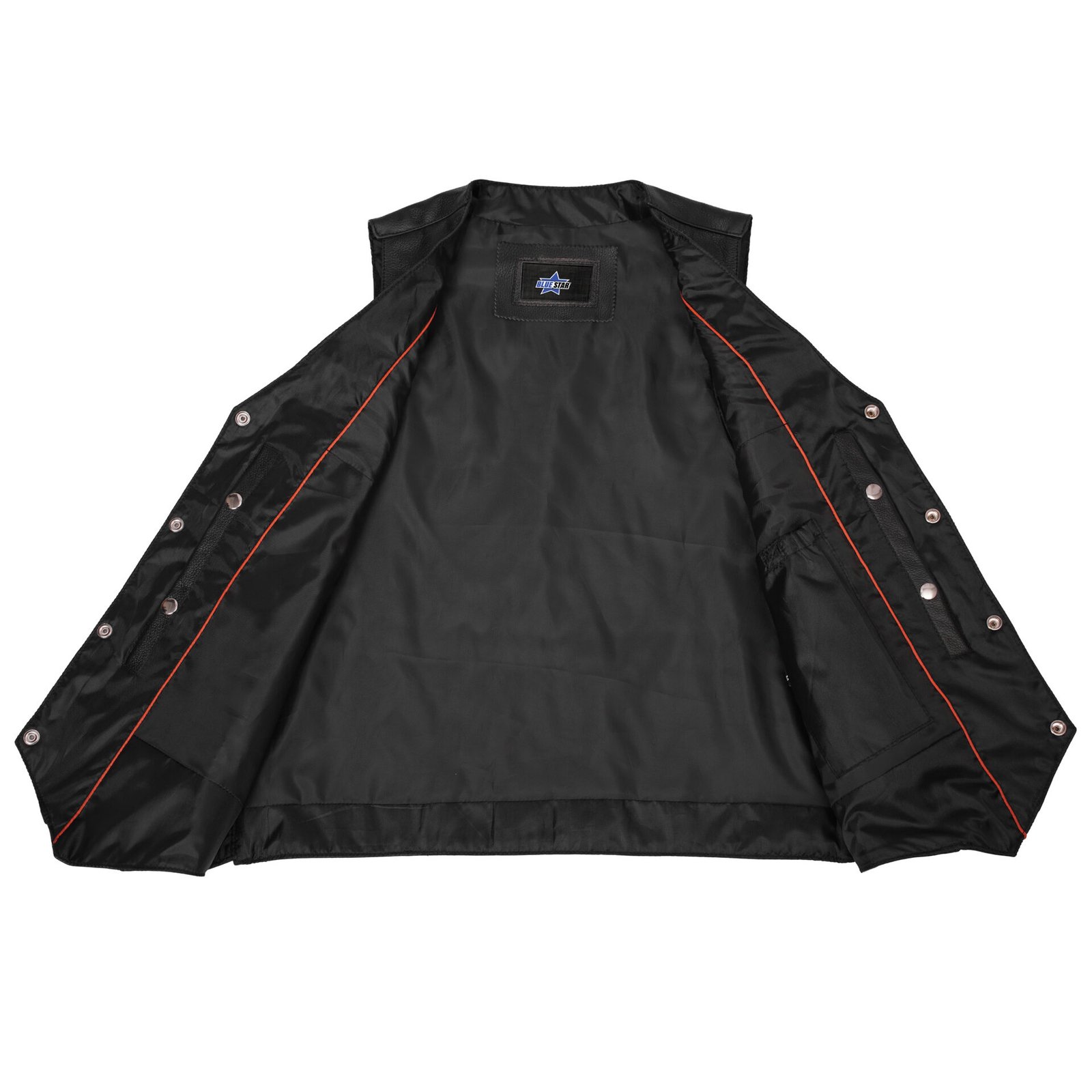BSM1546 Advance Men's Buffalo Nickel Head Snap Vest - Image 5