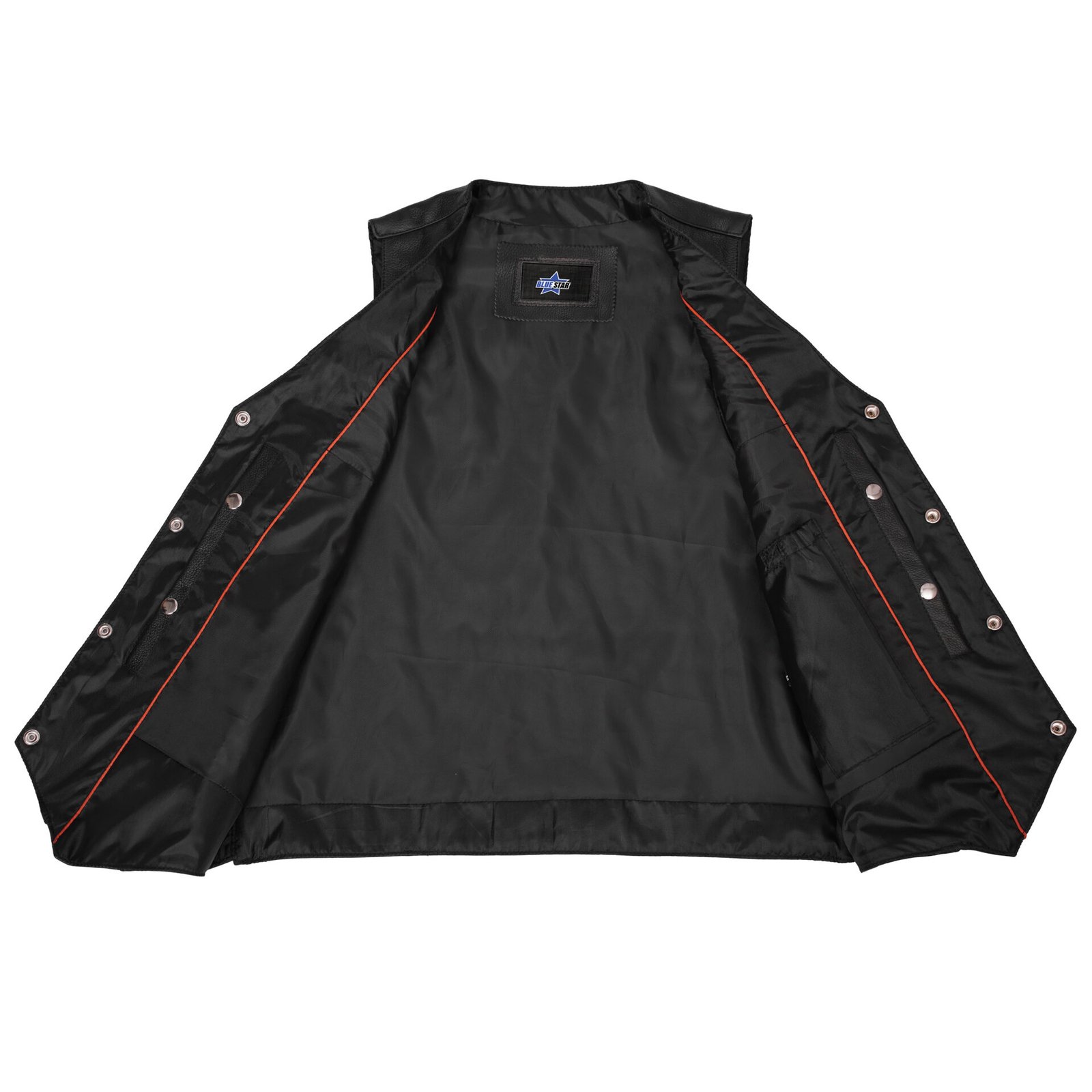 BSM1526 Men's Single Back Panel Concealed Carry Vest (Buffalo Nickel Sn - Image 5