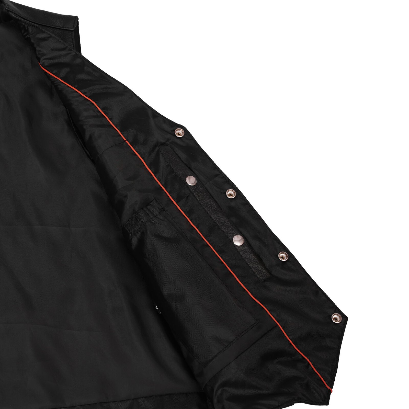 BSM1526 Men's Single Back Panel Concealed Carry Vest (Buffalo Nickel Sn - Image 6