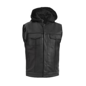 BSM1552 Concealed Snaps, Premium Naked Cowhide, Removable Hood & Hidden