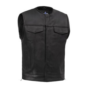BSM1506 Men's Premium Perforated Single Back Panel Concealment Vest W/O