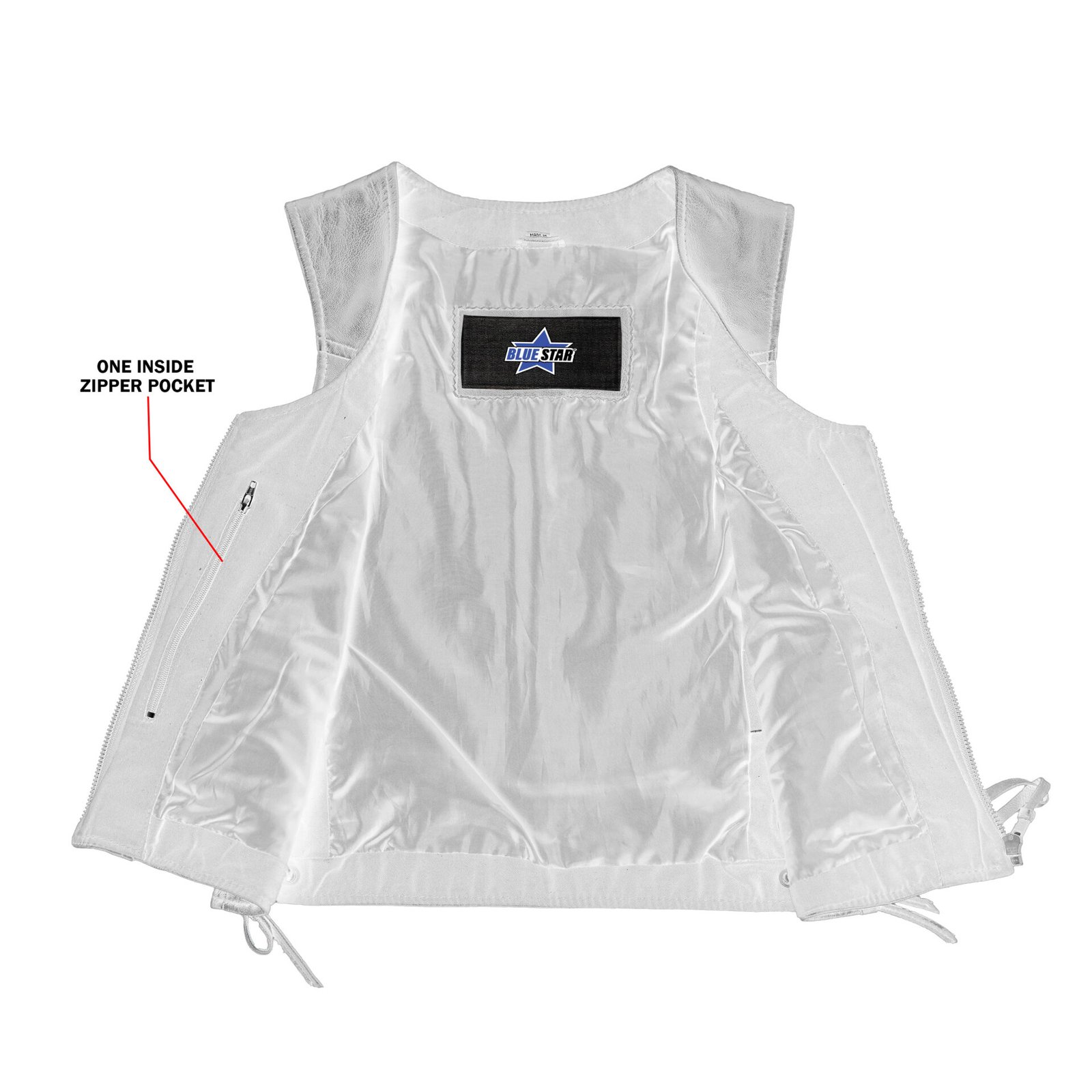 BSM2516 Women's Lightweight Vest with Rivets Detailing - Image 4