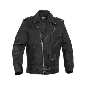 BSM1121 Motorcycle Armored Classic Biker Leather Jacket