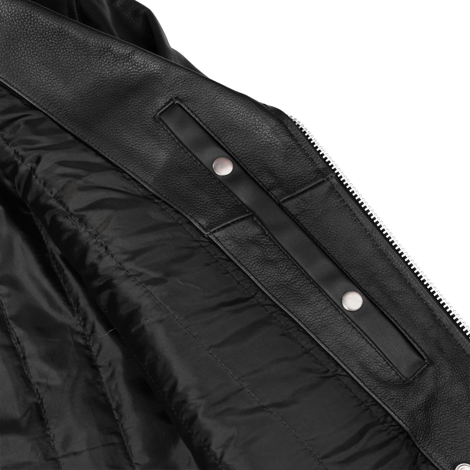 BSM1121 Motorcycle Armored Classic Biker Leather Jacket - Image 6