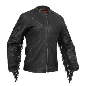 BSM2107 Women's Stylish Jacket with Fringe