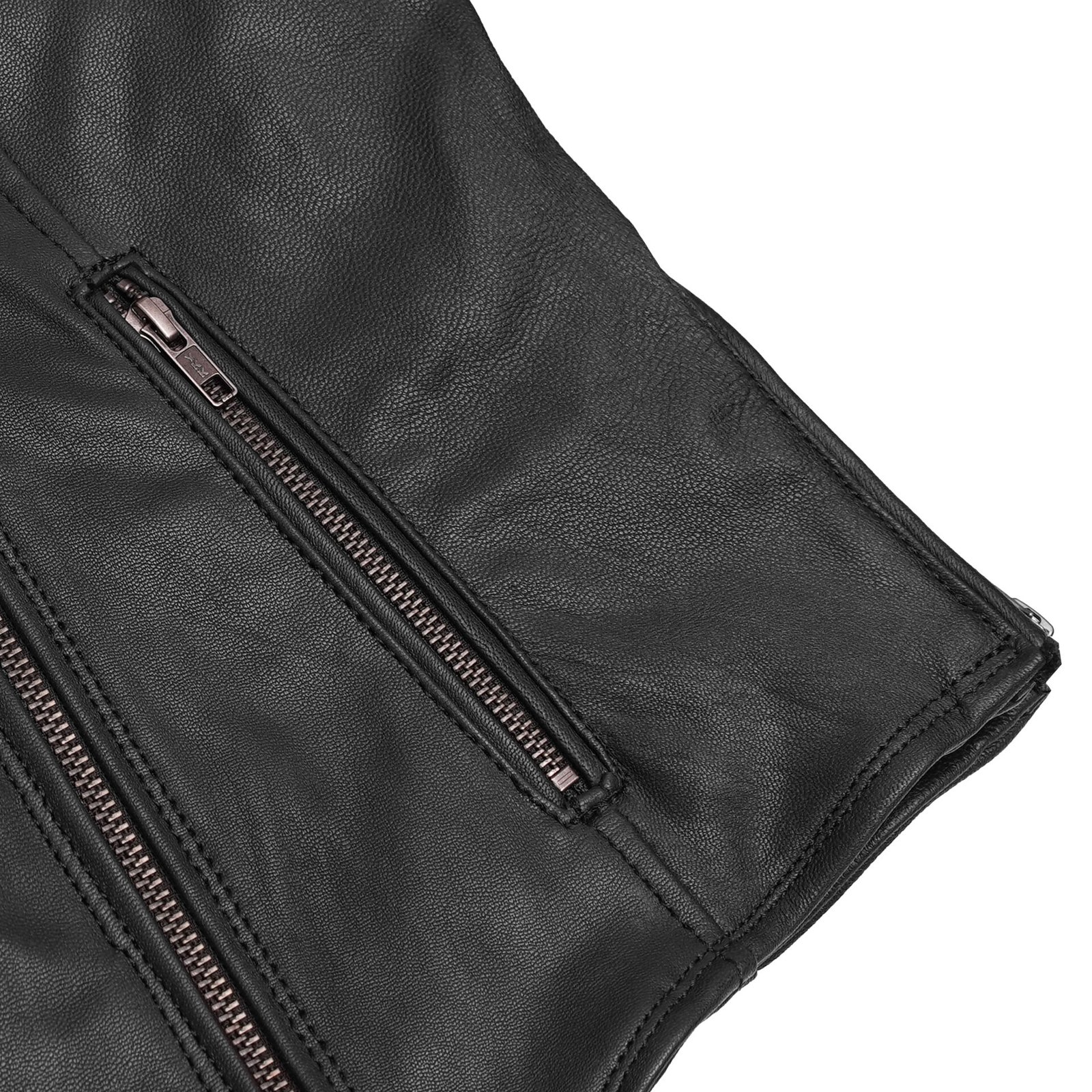 BSM2109 Women's Modern Longer Beltless Biker Jacket - Image 8