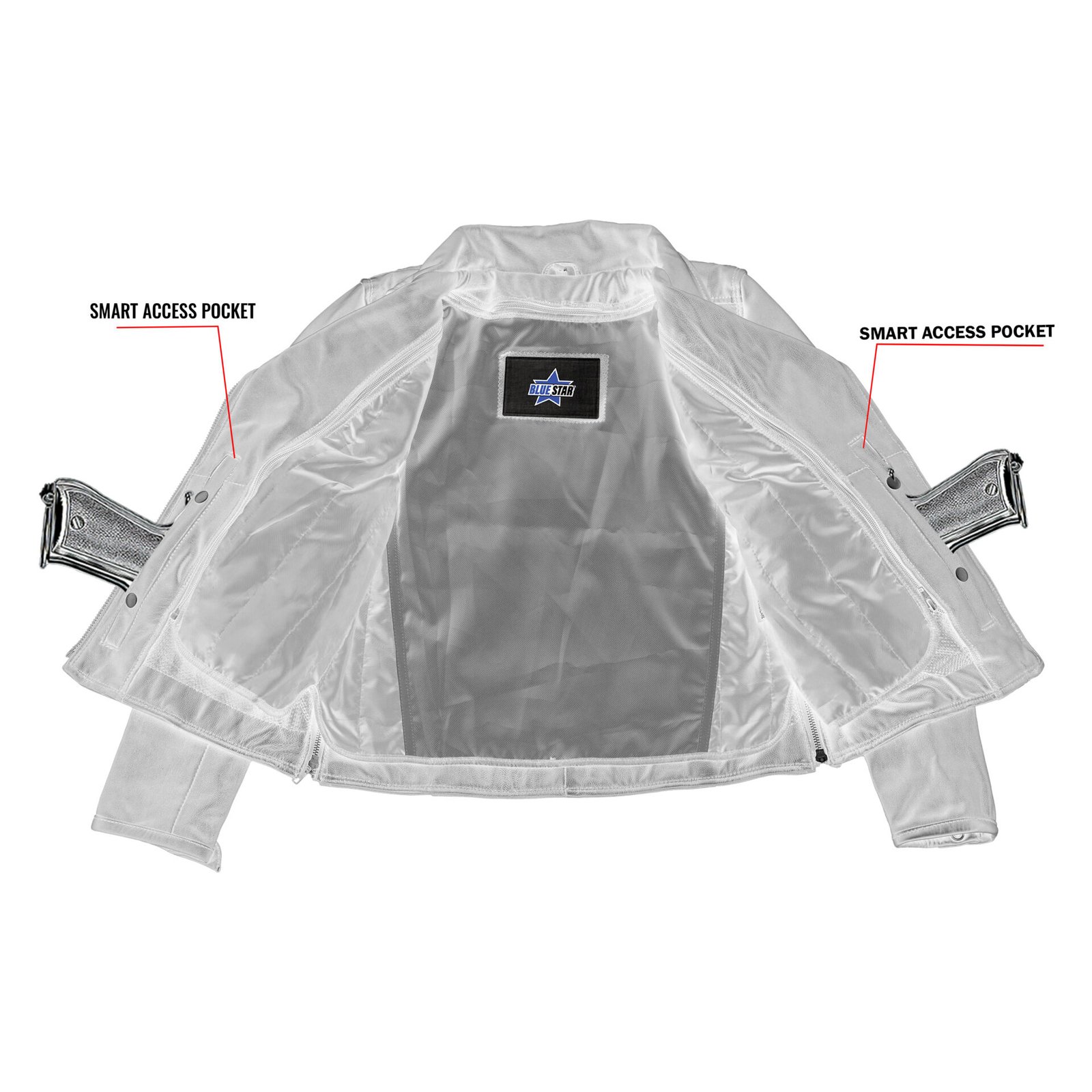 BSM2109 Women's Modern Longer Beltless Biker Jacket - Image 9