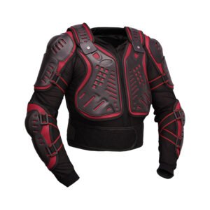 BSM5025 Motorcycle Full Body Armor - CE-2 Level - Red