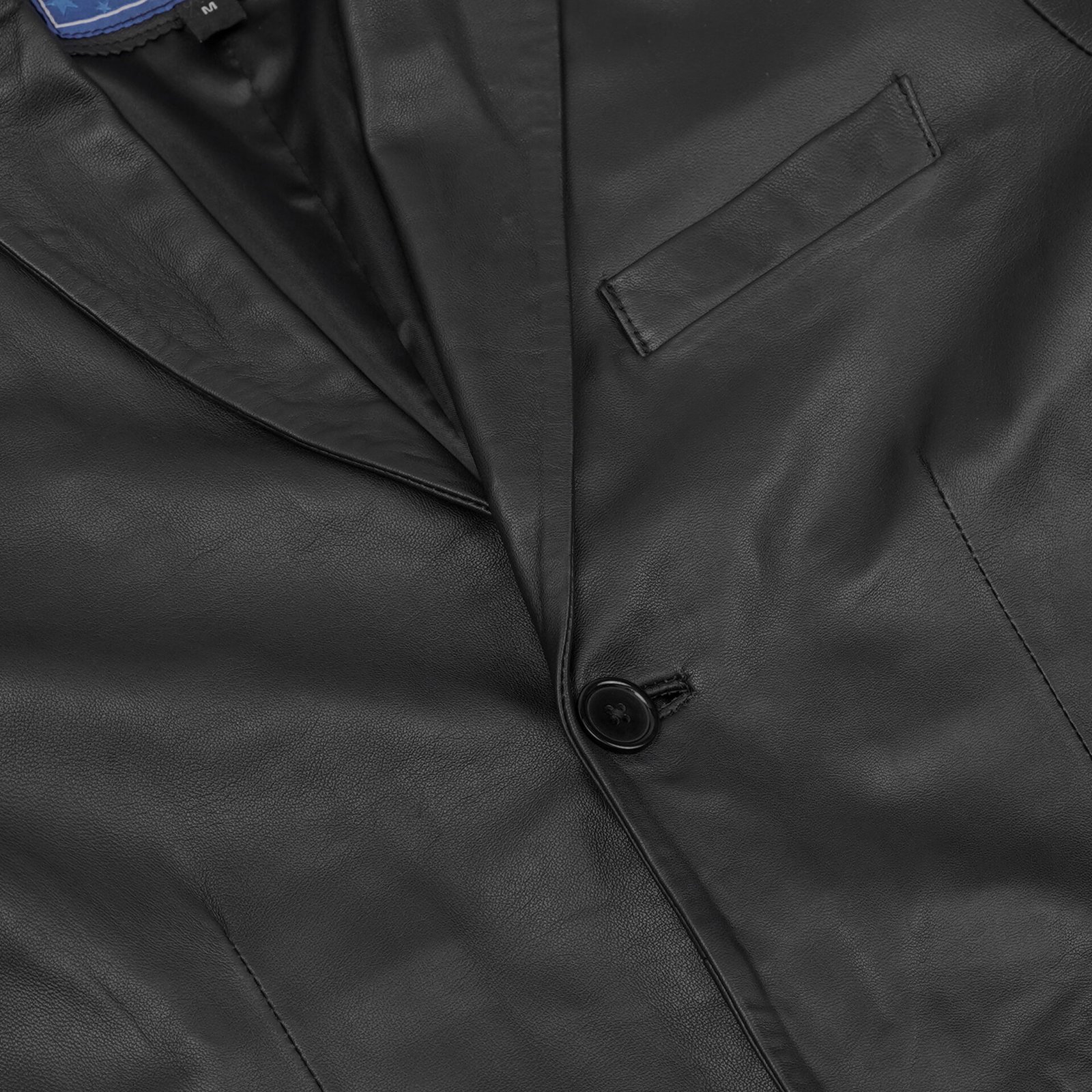 BSM1148 Men’s Sheep Skin Leather Blazer - Image 8