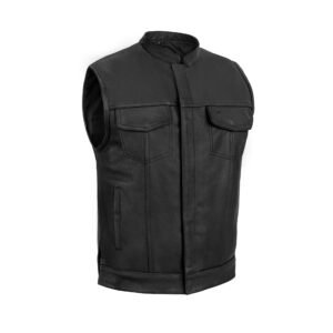 BSM4598 Upgraded Style Gun Pockets, Hidden 10 Gun Metal Zipper, Side