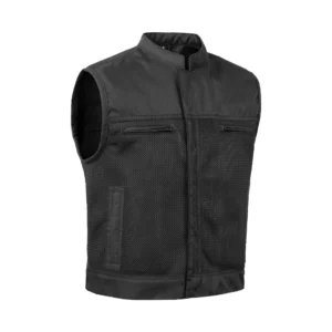 BSM4608 - Blaze Spirit Men’s Motorcycle Mesh Vest