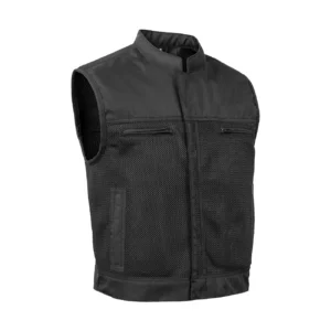 BSM4608 - Blaze Spirit Men’s Motorcycle Mesh Vest