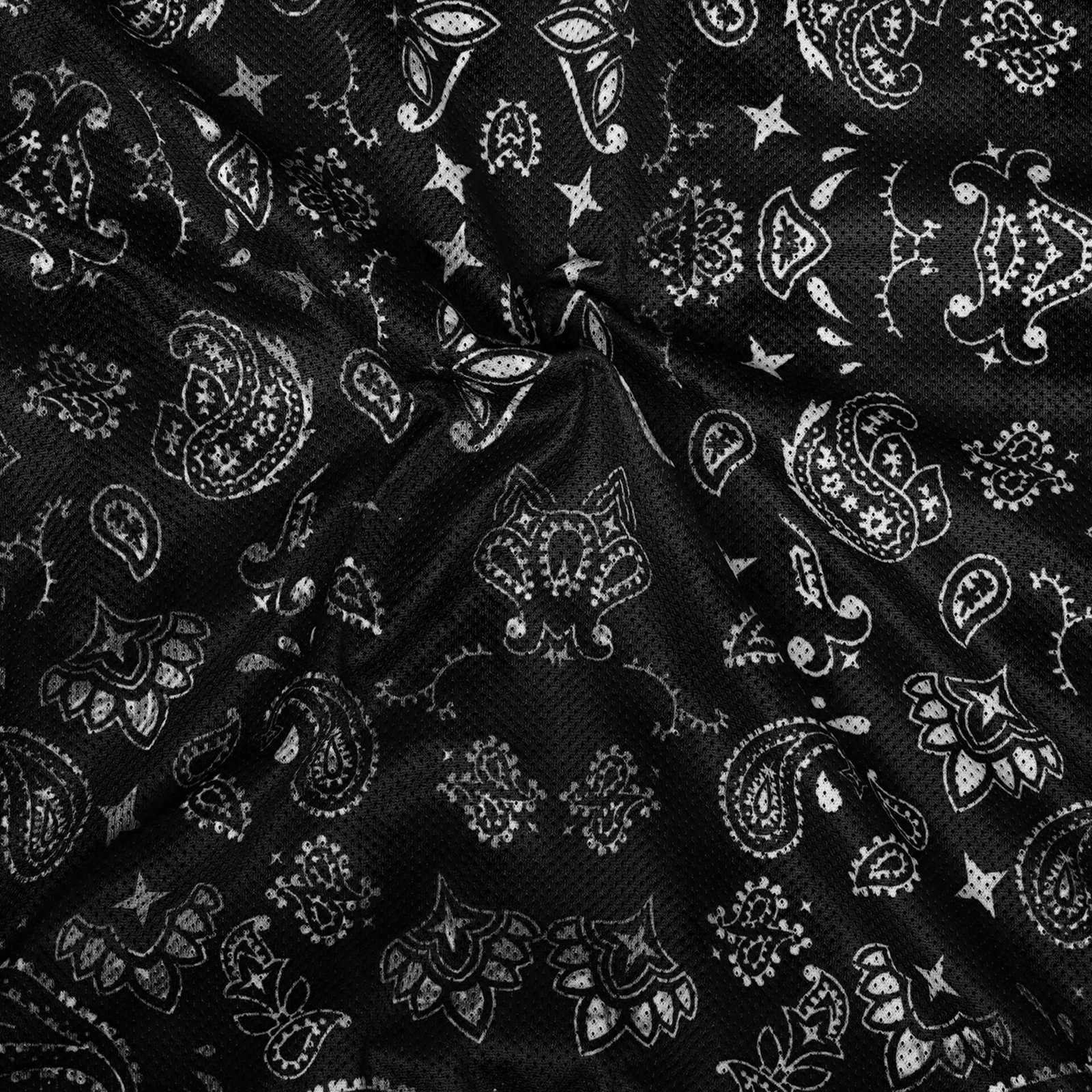 BSM4618 Scarlet Fury Black and Red Flannel Textile Vest - Image 3