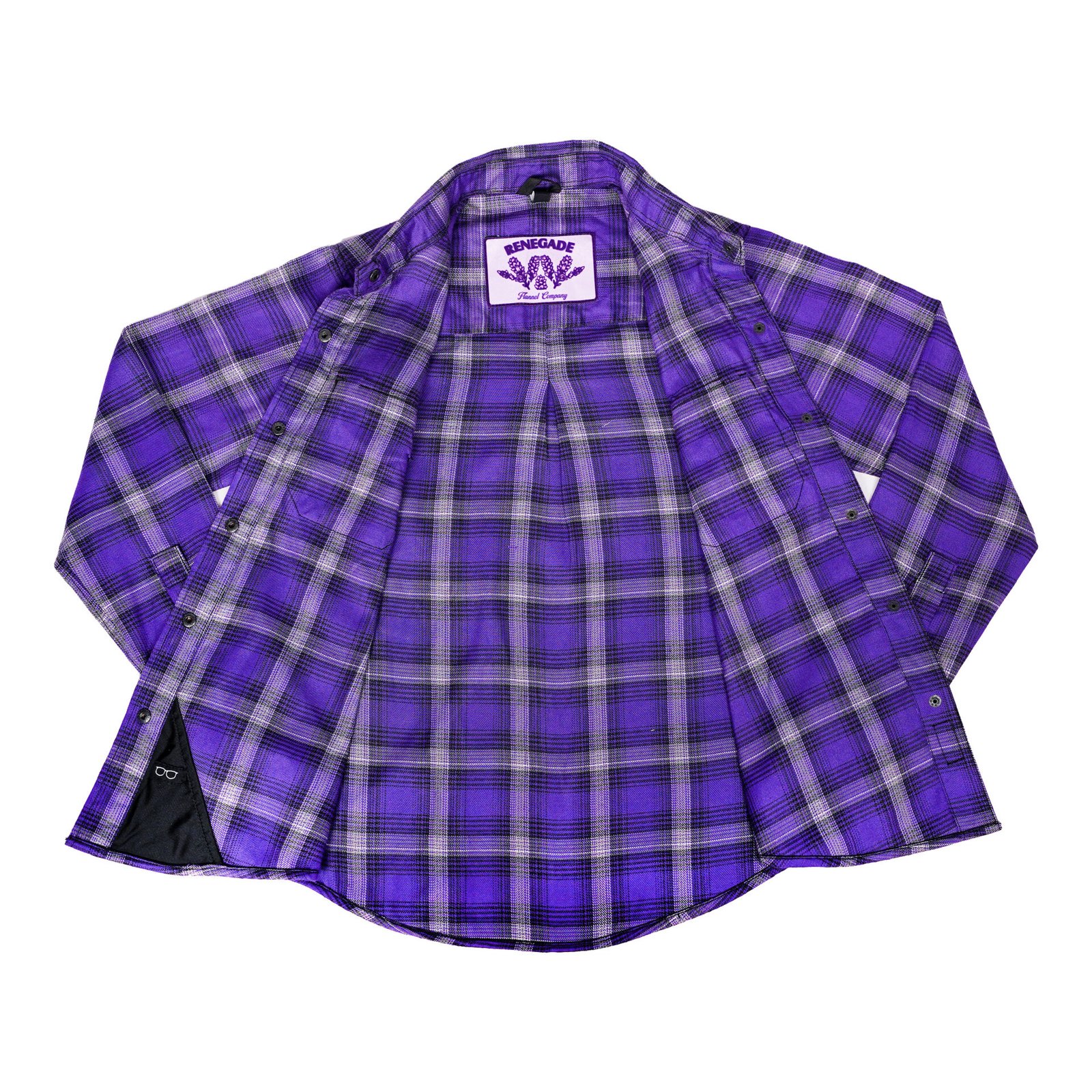 BSM4637 Ashplum Men’s Flannel Shirt - Image 3
