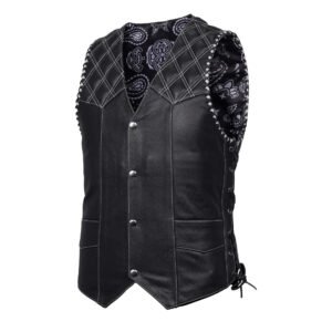 BSM4644 Velrik Men’s Leather Vest