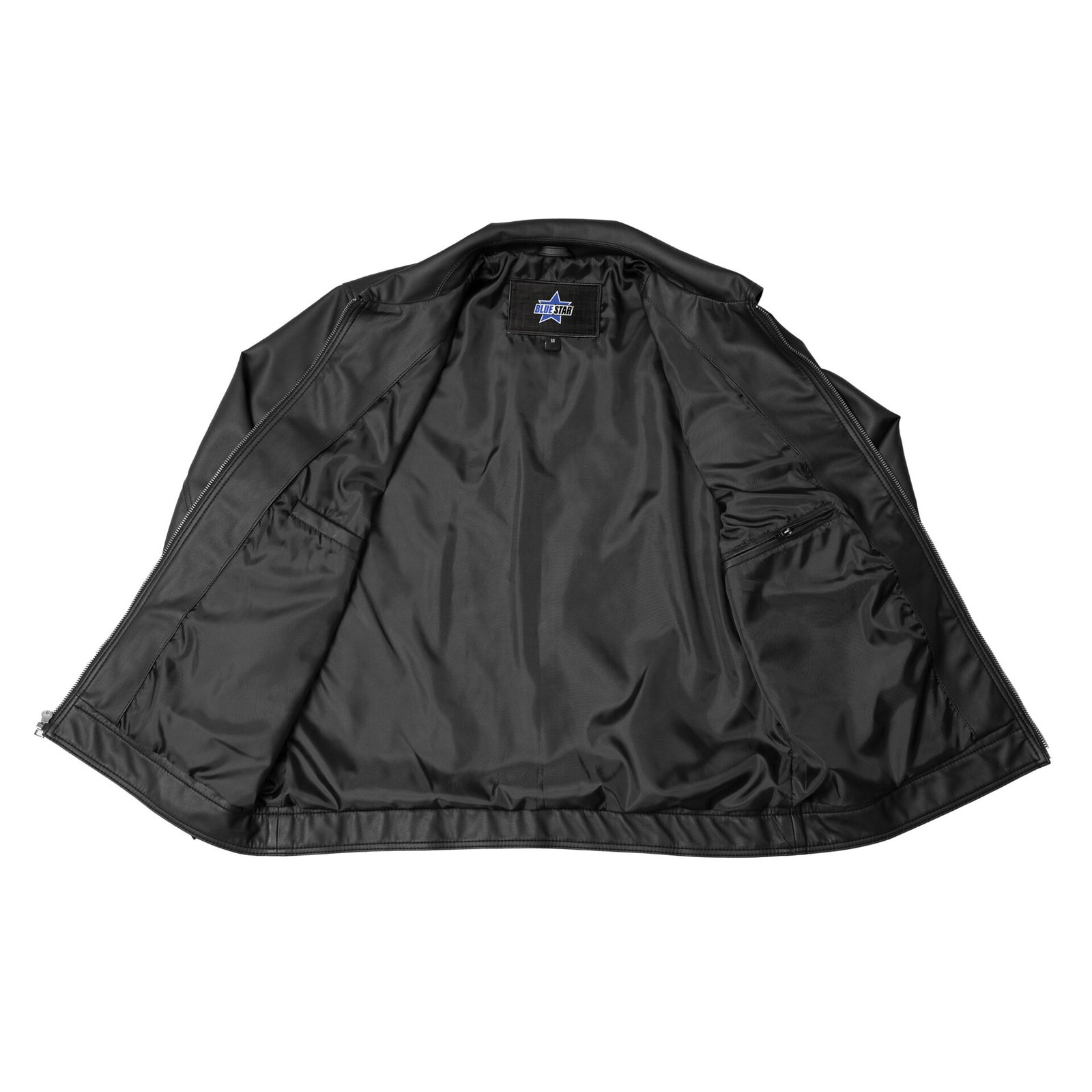 BSM4656 Jet Pace Men’s Faux Leather Motorcycle Jacket - Image 5