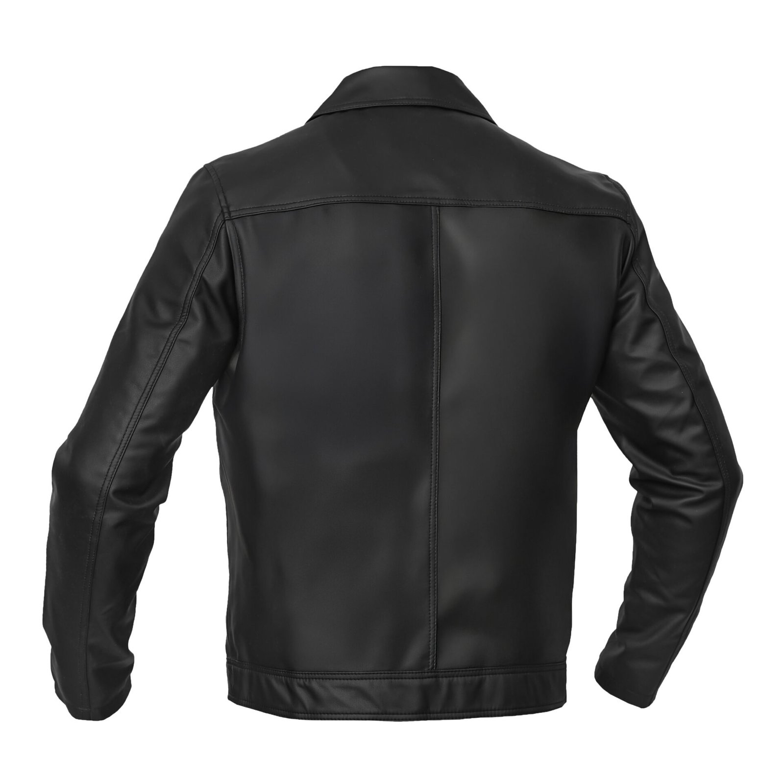 BSM4656 Jet Pace Men’s Faux Leather Motorcycle Jacket - Image 2