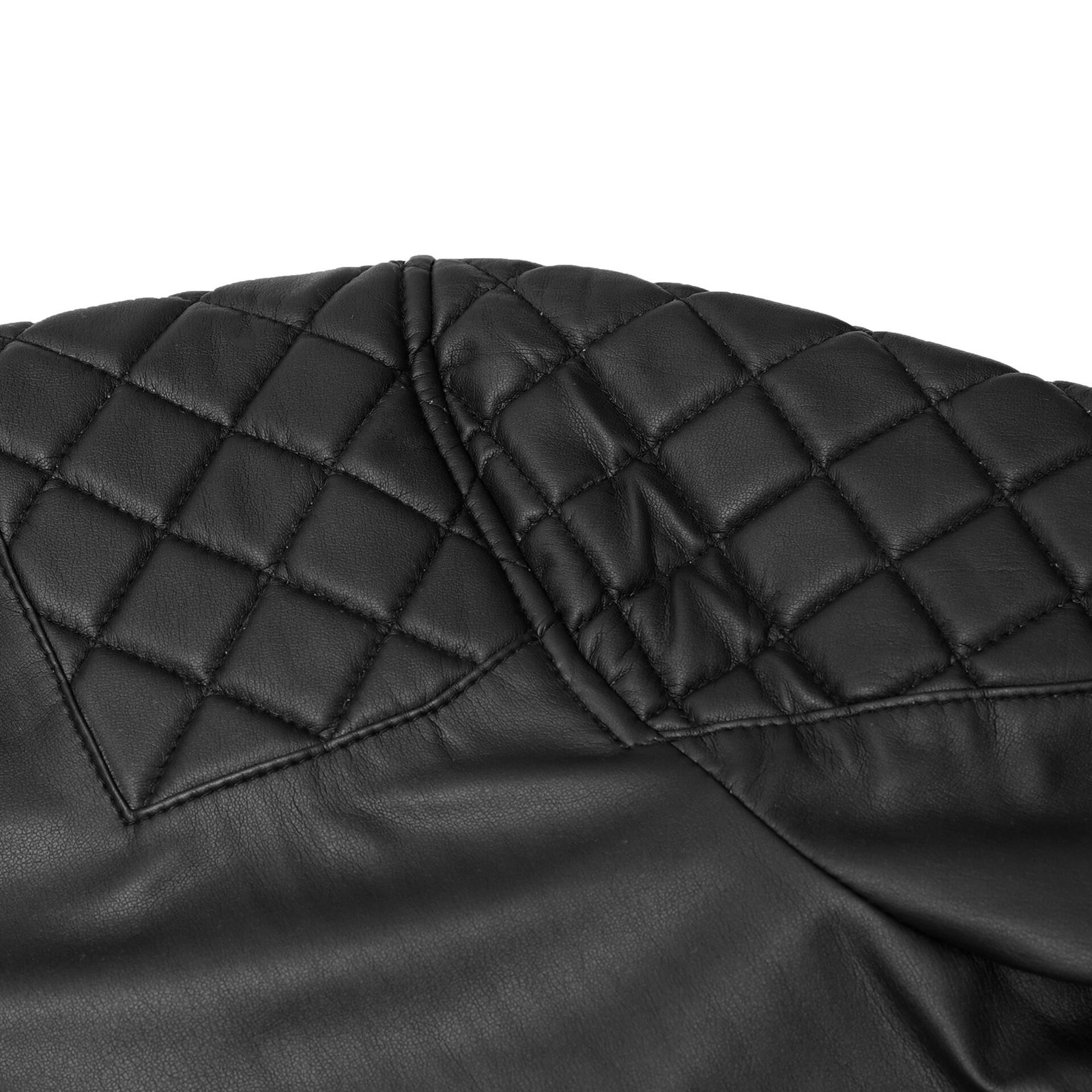 BSM4657 Venture Guard Men’s Faux Leather Motorcycle Jacket - Image 8