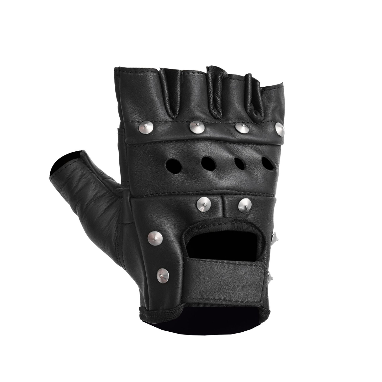 BSM4661 Road Rebel Fingerless Motorcycle Gloves