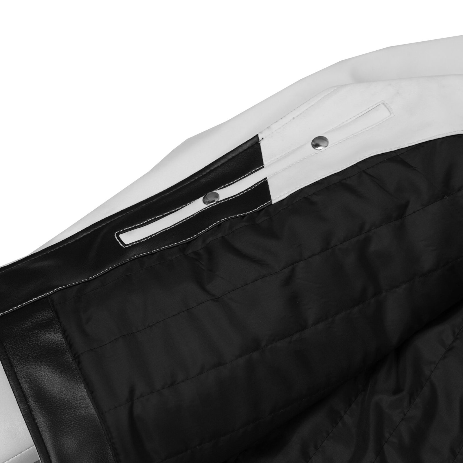 BSM4663 Mono Racer Mens Faux Leather Motorcycle Jacket - Image 6