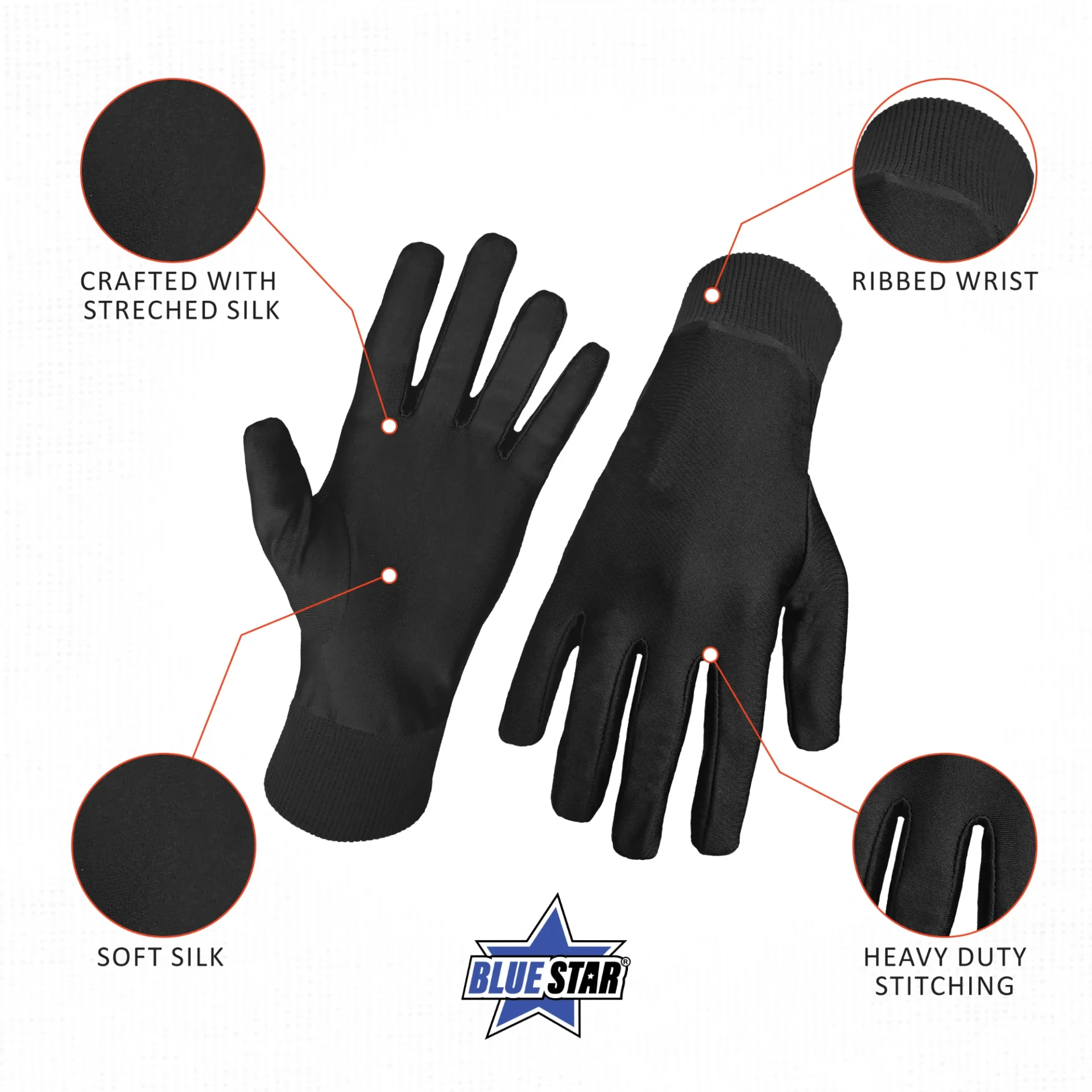 BSM4662 SoftShield Silk Gloves - Image 2