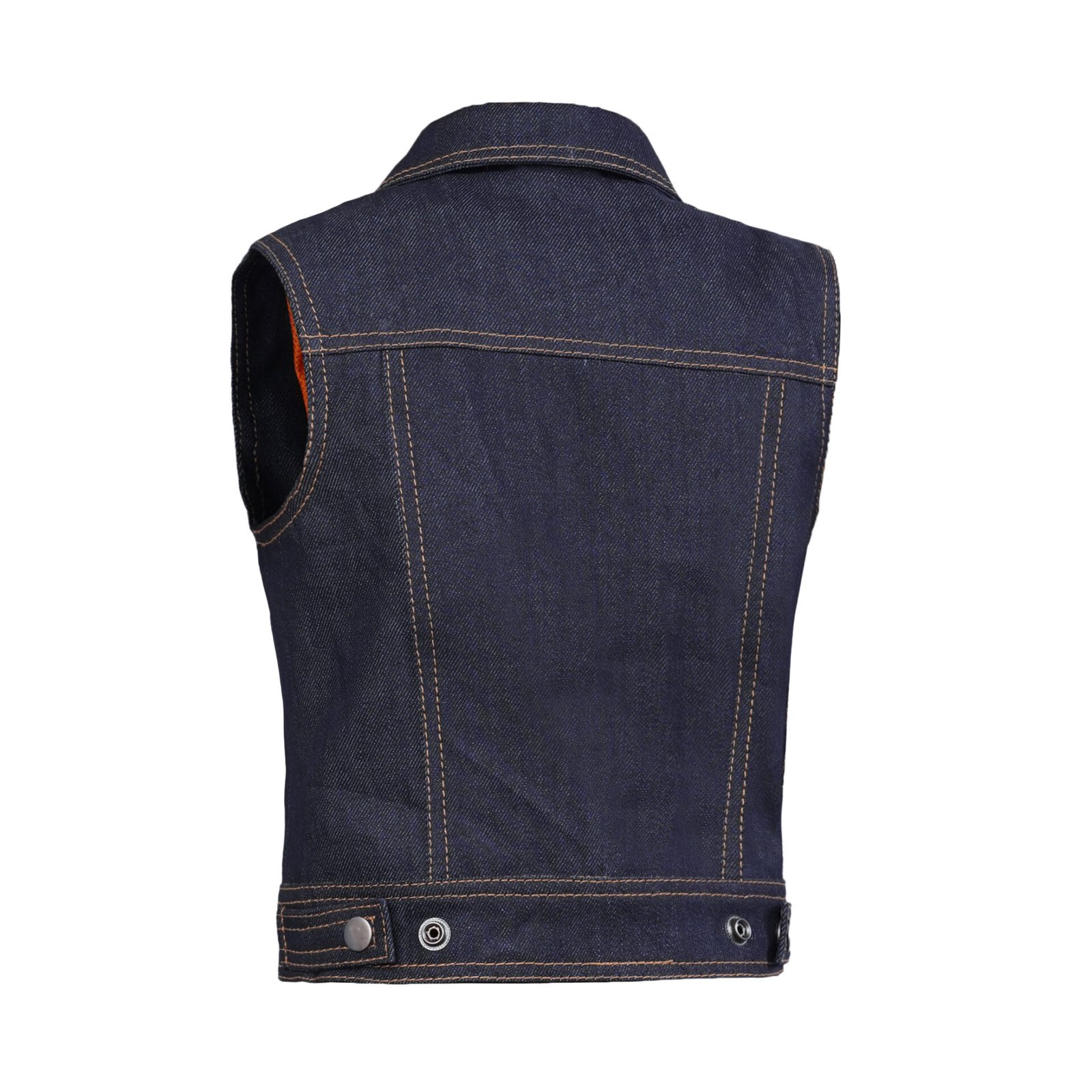 BSM4670 Azure Indigo Kids Denim Vest - Image 2