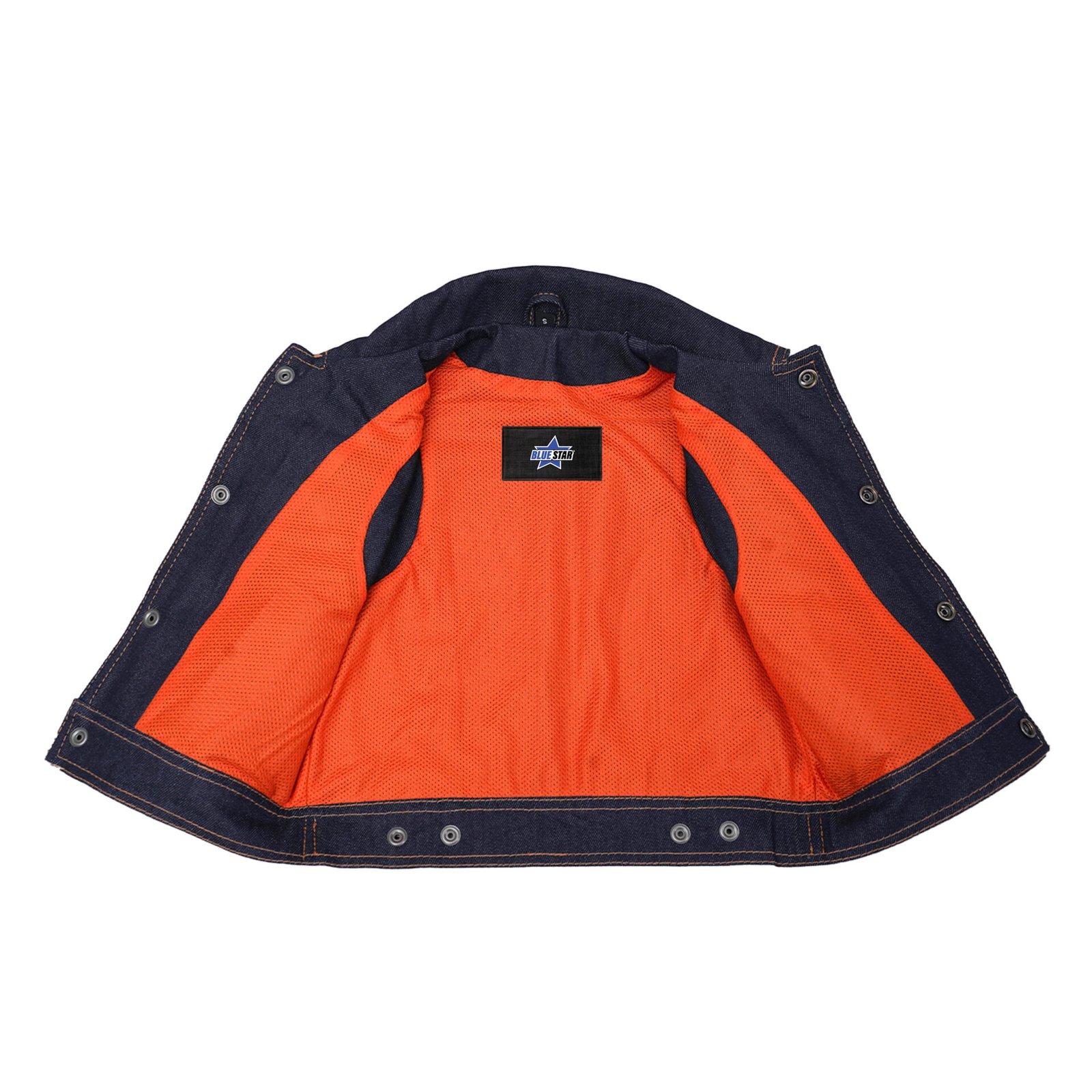 BSM4670 Azure Indigo Kids Denim Vest - Image 4