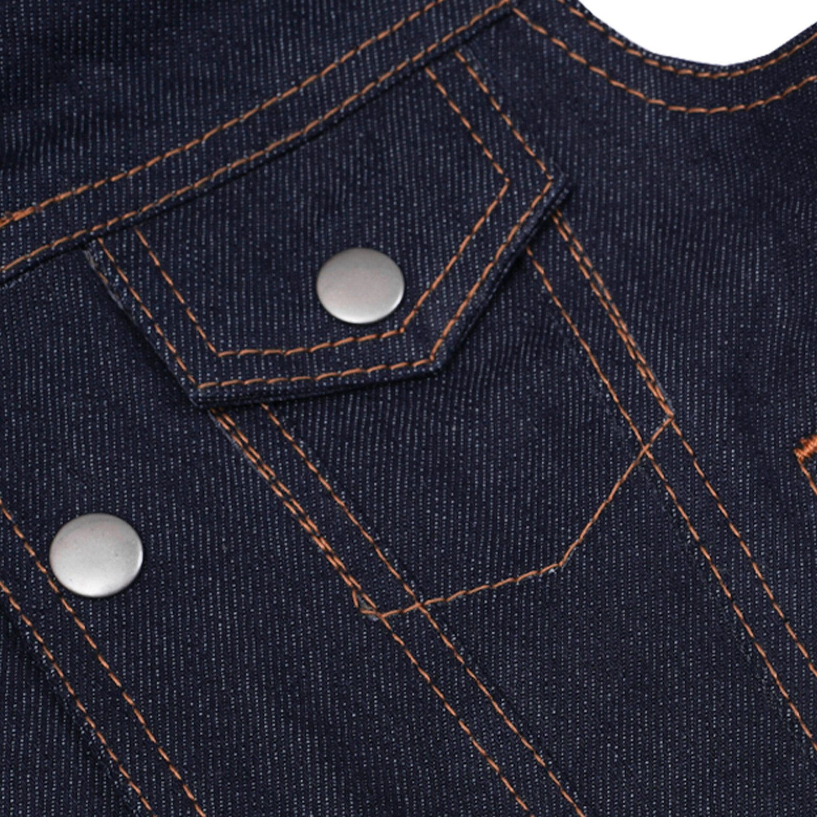 BSM4670 Azure Indigo Kids Denim Vest - Image 7