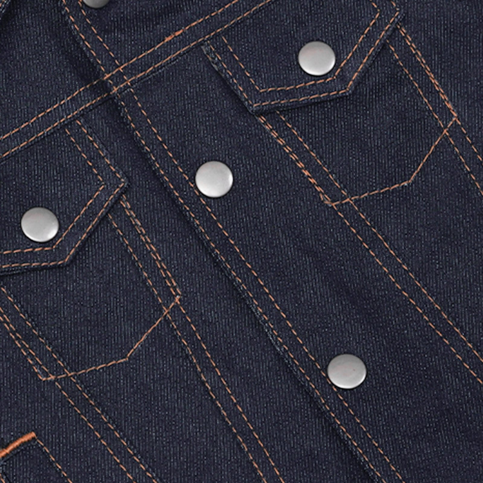 BSM4670 Azure Indigo Kids Denim Vest - Image 6