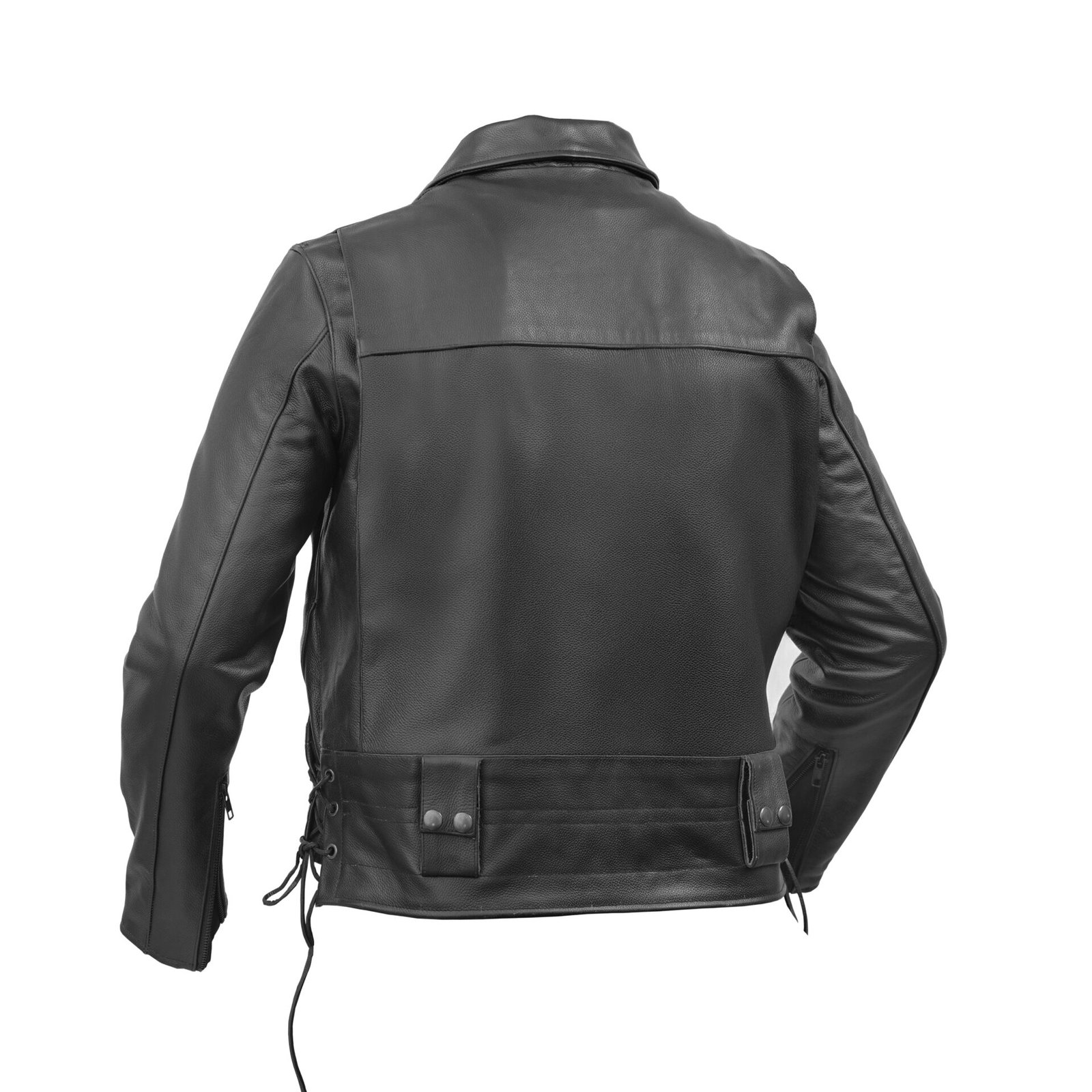 BSM4648 Iron Warrior Men’s Leather Motorcycle Jacket - Image 2
