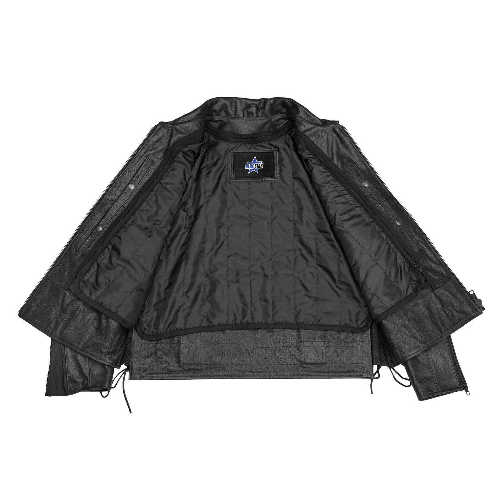 BSM4648 Iron Warrior Men’s Leather Motorcycle Jacket - Image 5