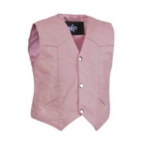 BSM4671 Petal Prowler Kid’s Leather Vest