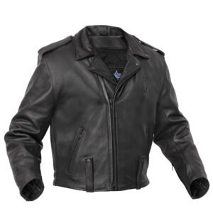 BSM4660 Rogue Rider Men’s Leather Motorcycle Jacket