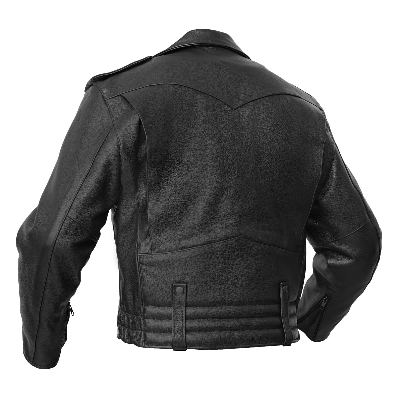 BSM4660 Rogue Rider Men’s Leather Motorcycle Jacket - Image 2