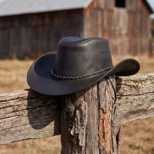 BSM4684 Blackthorn Rider- Men’s Leather Hat