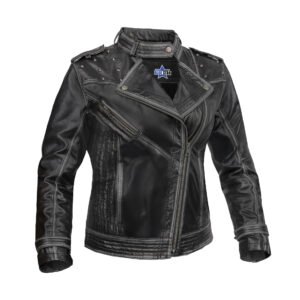 BSM4693 Mistress– Women’s Leather Motorcycle Jacket