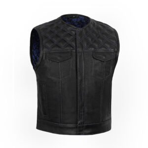 BSM5041 Mile Crusher Men’s Motorcycle Leather Vest