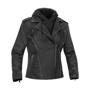 BSM5033 Celeste Women’s Motorcycle Leather Jacket