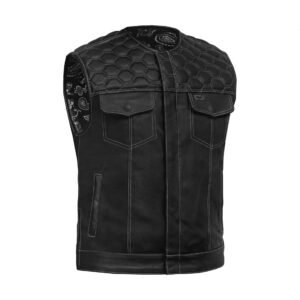 BSM5042 Draven Men’s Leather Vest