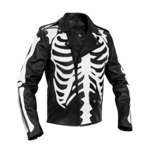 BSM5034 SkullBone Men’s MC Bone Jacket