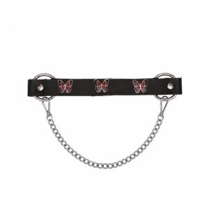 Boot Chain - Crimson Red Butterfly