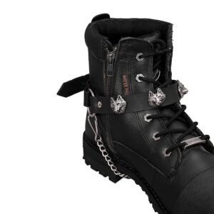 Boot Chain - Silver Wolf Star