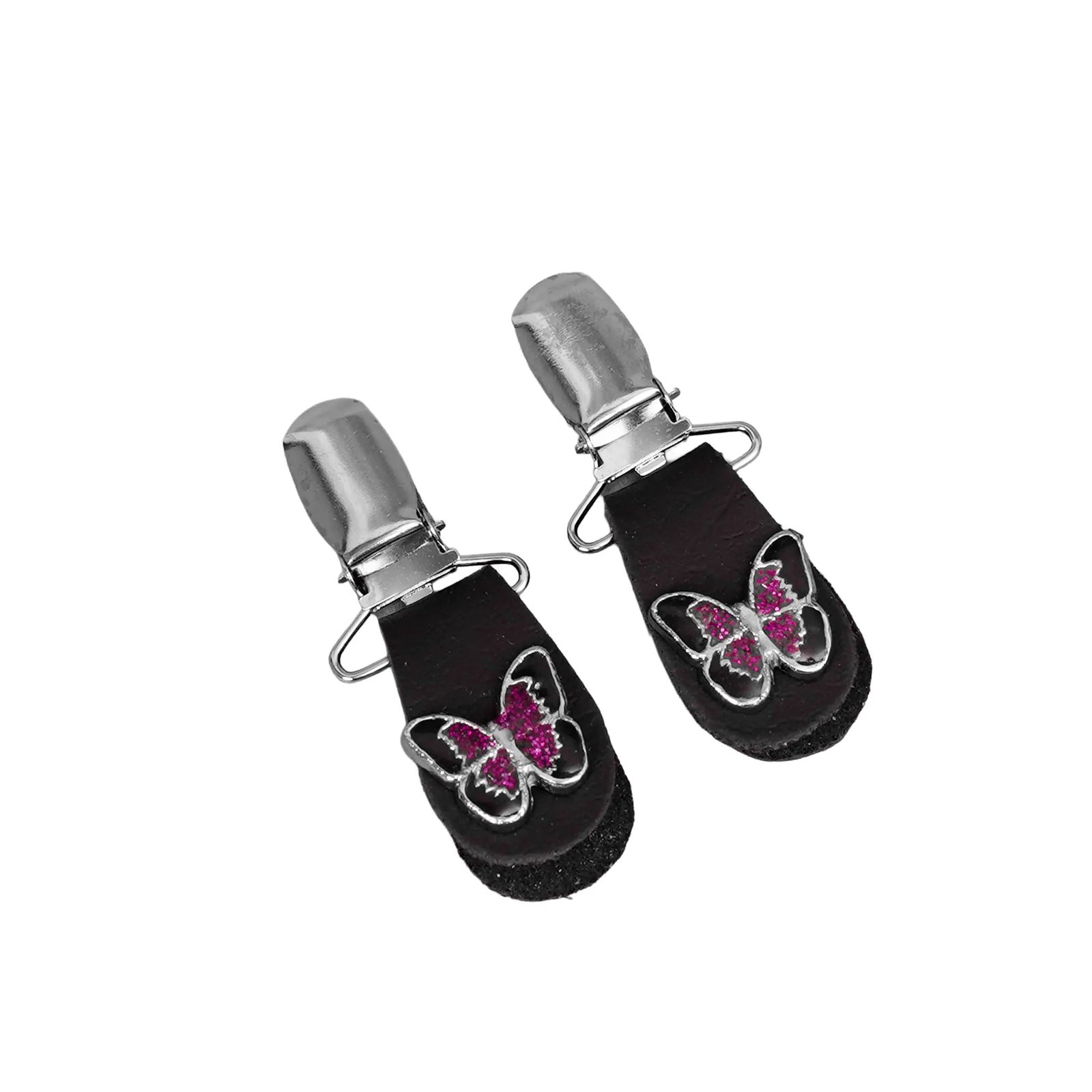 Pink Butterfly Boot Clips - Image 2