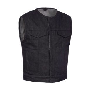 BSM5053 Dirt Nap Men’s Denim Motorcycle Vest